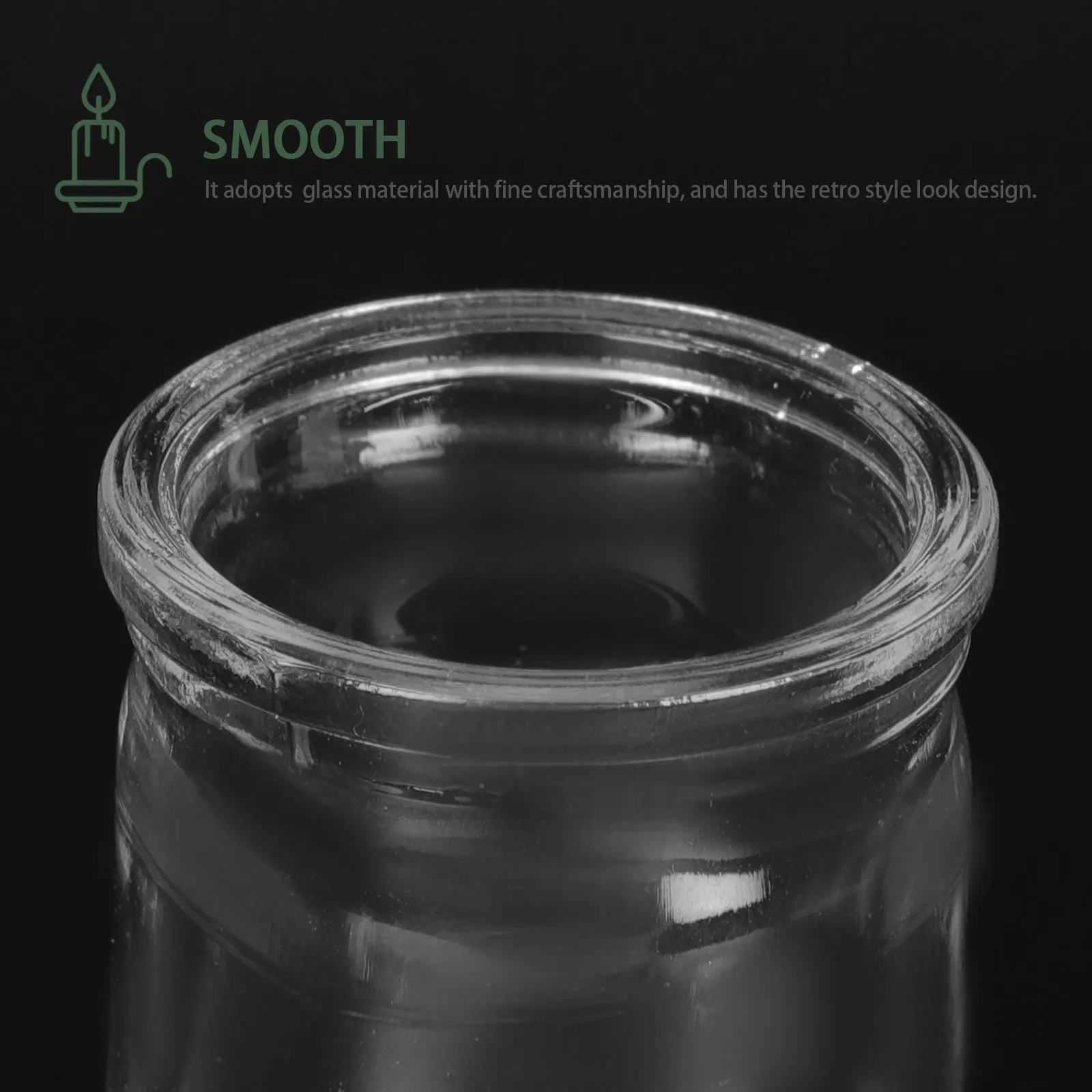 

Oil Shade Glass Craft Retro Windproof Lamp Cover For Home Hotel Dorm Decor Glass Chimney Lamp Accessory