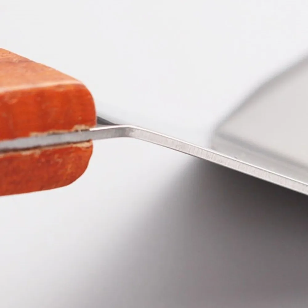 

Stainless Steel Cooking Spatula Wooden Handle Multi-purpose Pizza Peel Steak Frying Non-Stick Surface Frying Shovel