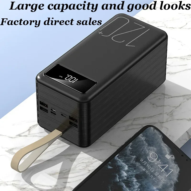 66W 120000mAh Large Capacity Portable Charger Ultra-Fast Charging External Battery Power Bank for iPhone Huawei Power Bank