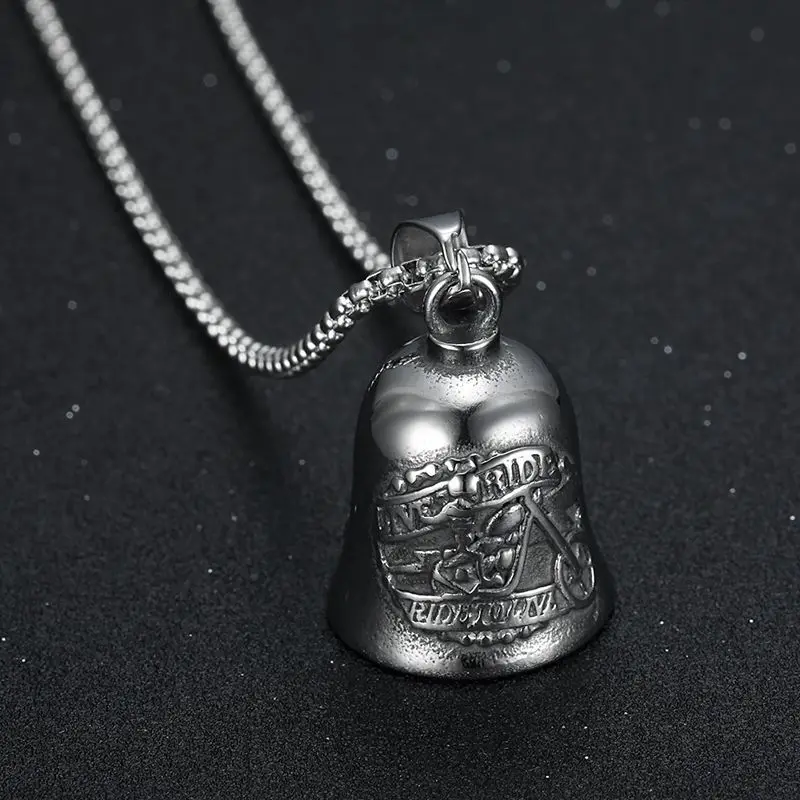 Collier pendentif flamme de moto pour homme, porte-bonheur pour motard, bijou exorcisme, accessoire moto