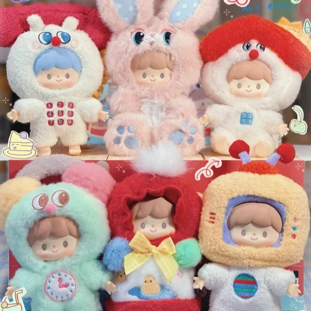 

Zzoton Finding Unicorn Happy Childhood Series Blind Box Vinyl Face Plush Doll Mystery Box Action Figure Surprise Bag Pendant Toy