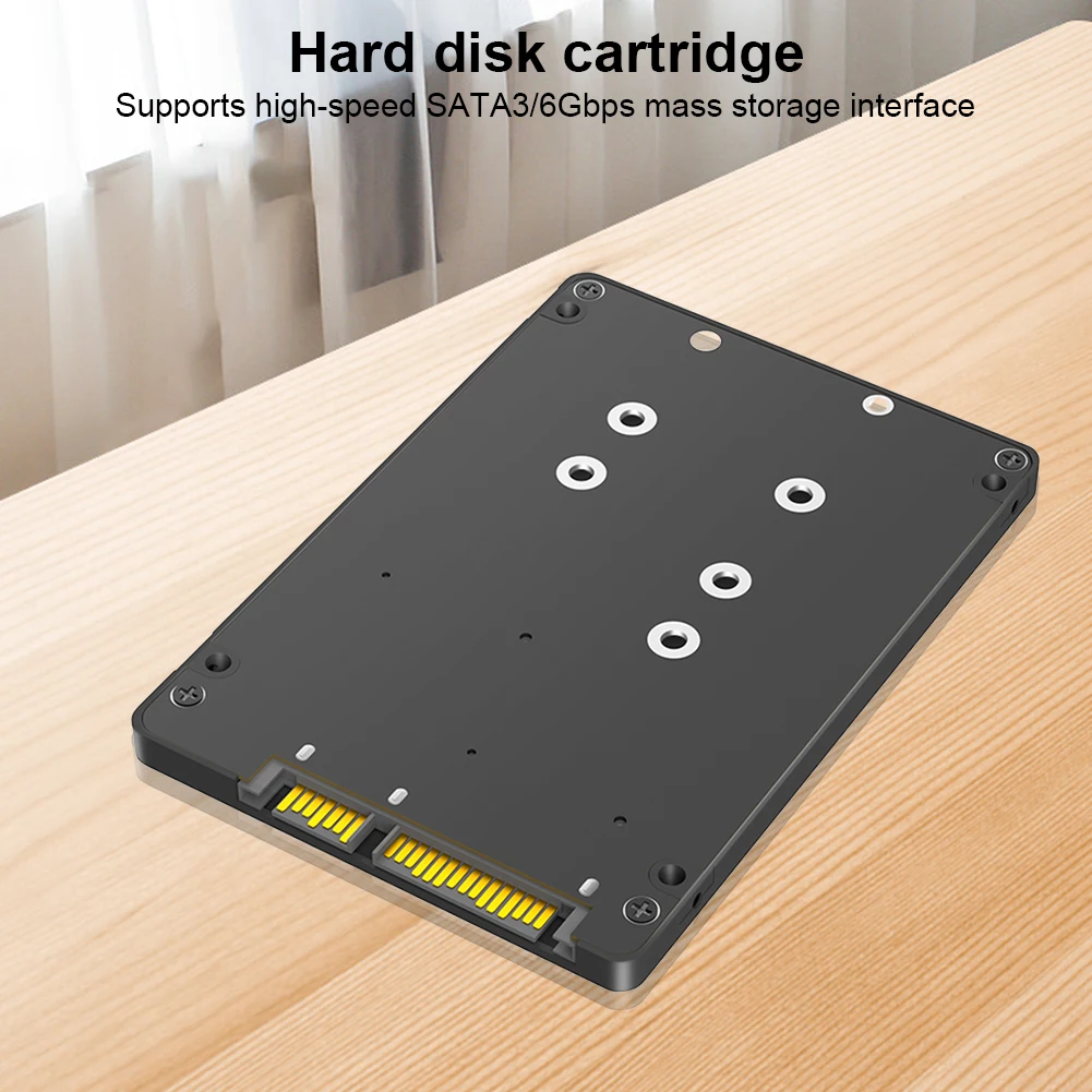 

Двойной адаптер M.2 B Key NGFF SSD на 2,5 SATA III Карта адаптера M2 NGFF на SATA Двойная карта NGFF B Key M.2 SSD с пластиковым корпусом