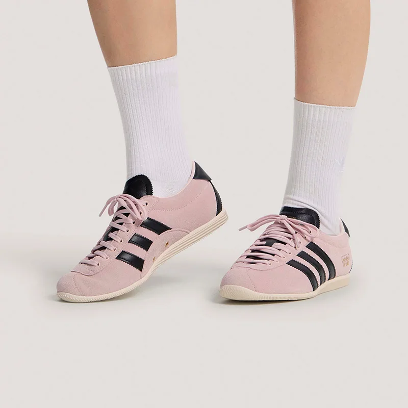 Adidas Clover Casual Retro Low-Top Sneakers for Women, Dechen Model, KJ3955