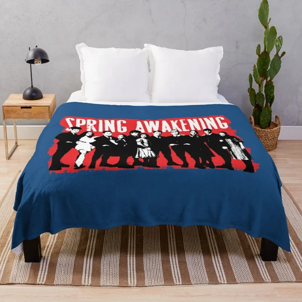 Spring Awakening OBC Throw Blanket Sofa Flannel Warm For Decorative Sofa Blankets