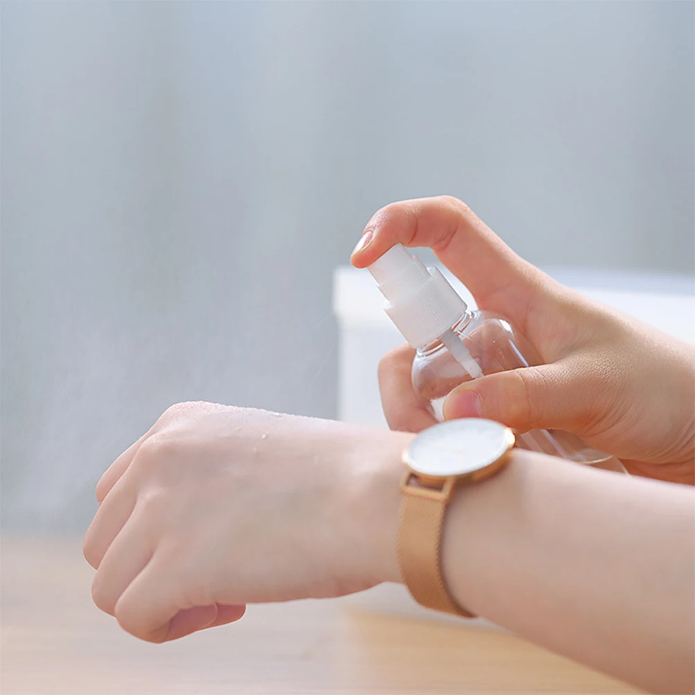 

Portable Spray Bottle Travel Toiletry Size Empty Containers Refillable Bottles Makeup Organizer Pump Bottle Liquid