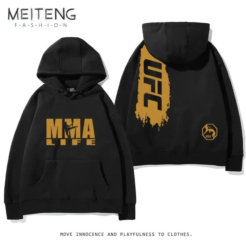UFC Eagle MMA Mixed Martial Arts Boxing Kickboxing Hoodie Men Women Fall Winter Versatile Top