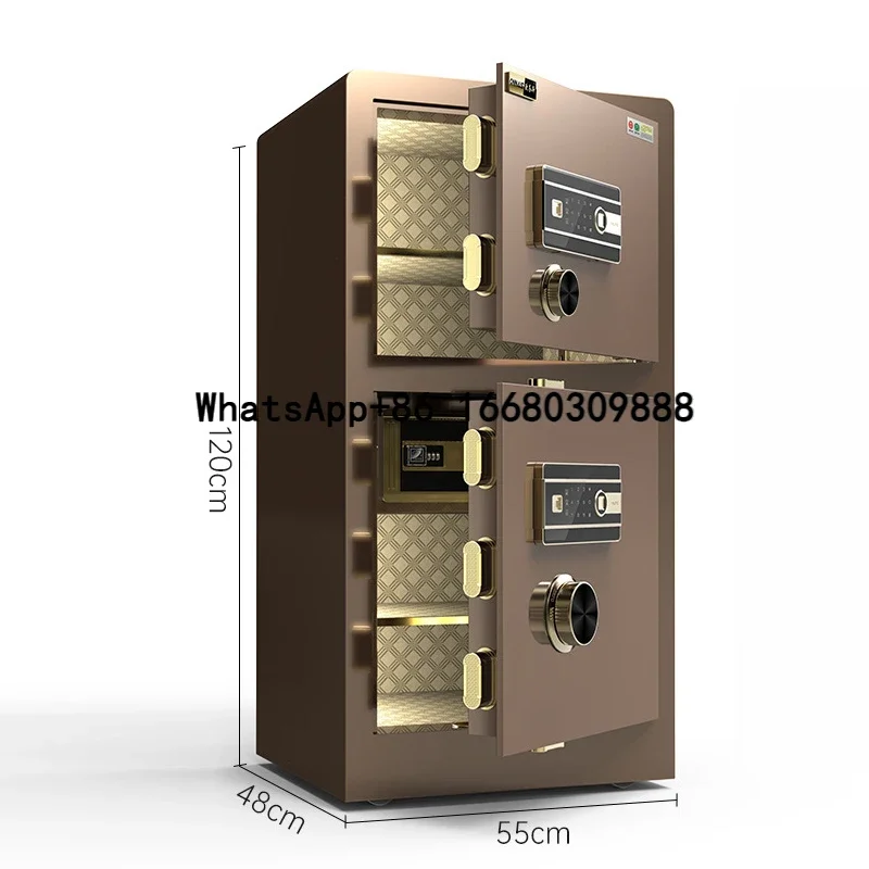 Luxury Gold Smart High Security Large Steel Home And Business High Grade Digital Electronic Safe