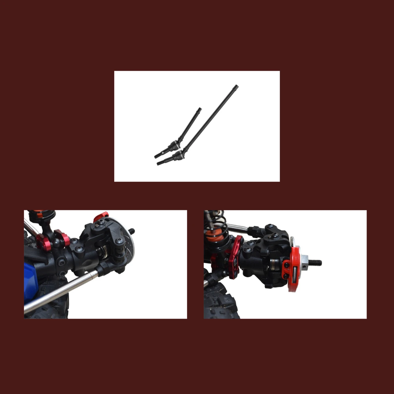 

ГПМ # Передняя часть CVD из закаленной стали 45, для AXIAL 1/10 RBX10 Ryft, 4WD, масштаб Rock Bouncer AXI232043