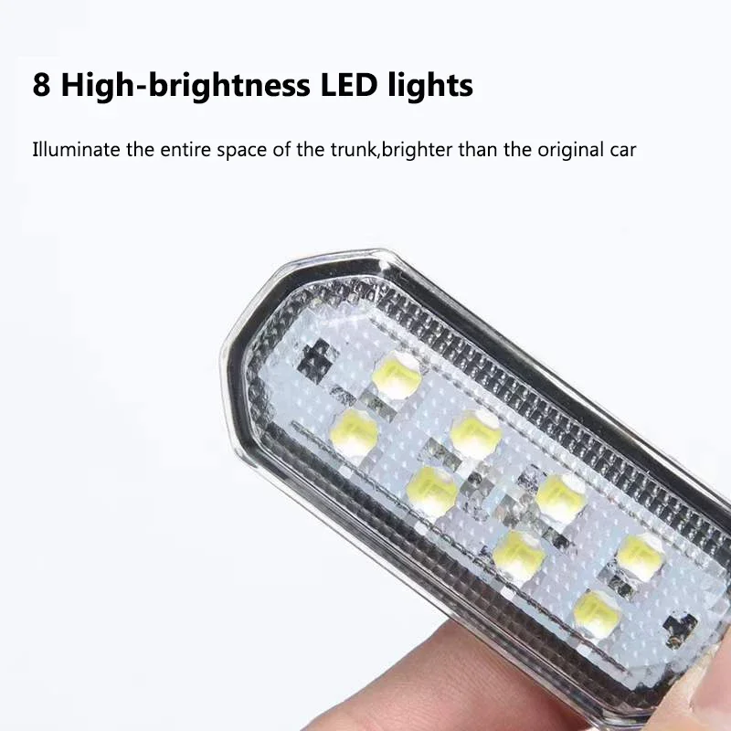 Rear Trunk Light for Tesla Model Y 8 LED Lamp Beads Ultra-Bright Easy-Plug Replacement Tail Lighting Upgrade Light Bulbs Model Y