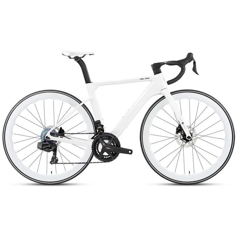 

R15pro 700C 24 Carbon Fiber Race Road Bike 24 Wireless Electronic Variable Speed Shifter Hydraulic Disc Aluminum Disc