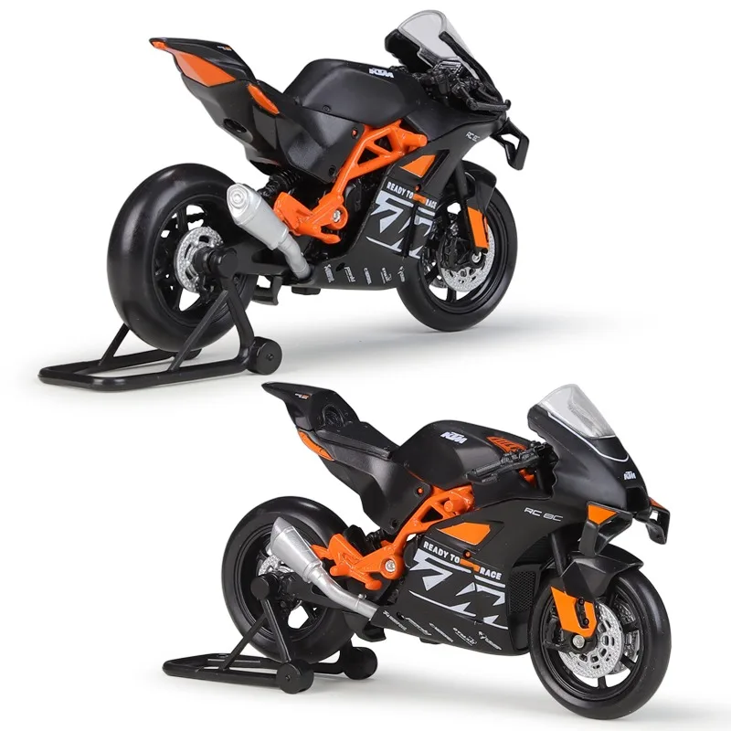 WELLY 1:18KTM RC8C Heavy motorcycle simulation alloy motorcycle finished product/model/Toy/ornament/gift/Christmas/Boy /