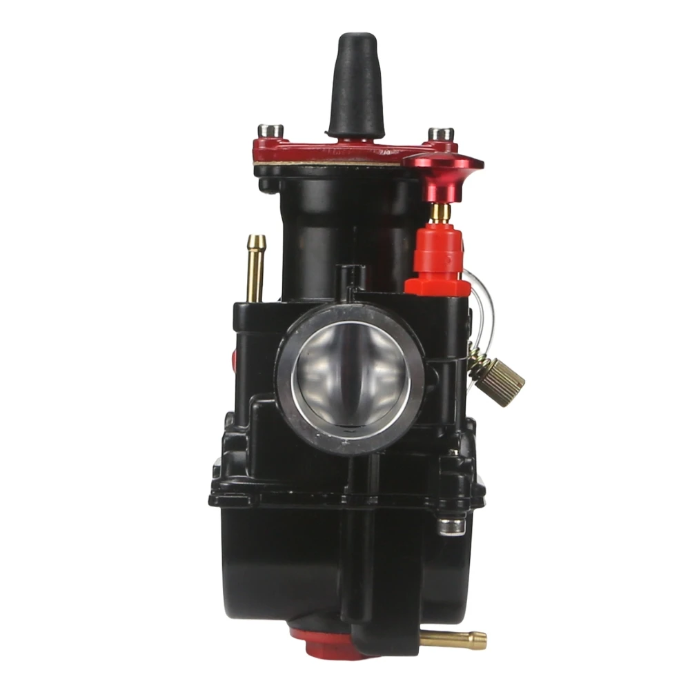 Flat Curtain Motorcycle Carburetor With Power Jet For Mikuni PWK 24 26 28 30 32 34mm Dirt Bike Motocross Racing Carb Modified view 3