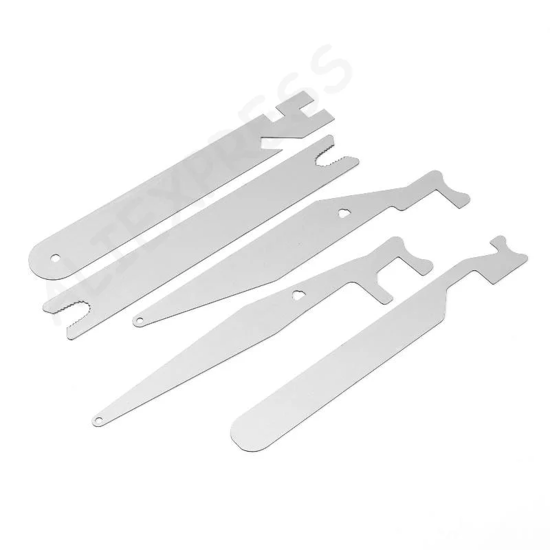 [G]Stainless Steel Multi Function Pry Bar Tool Set Portable Gap Wrench For Door Frame Gap Adjustment Repair Installation
