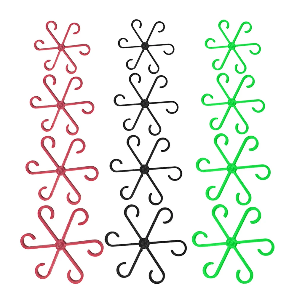 

12Pcs Plant Support Clips Flower Stem Holders Multifunctional Design Aesthetic Appeal Outdoor Suitable Garden Vine Supports