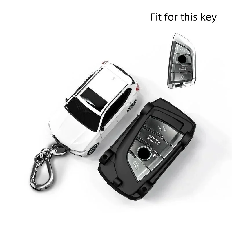 For BMW X3 Key Cover Car Model Key Protective Case Creative Personalized Gift Car Key Pack Buckle Accessories Key Cover