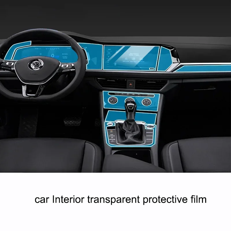 Tpu Film for Volkswagen VW Sagitar 2020 2023 Car Protective Interior Stickers Center Console Gear Outlet Dashboard Door Panel