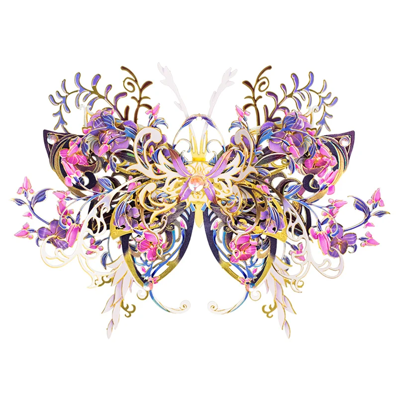 Art Model MU 3D Metal Puzzle Butterfly-Nige Model kits DIY Laser Cut Assemble Jigsaw Toy GIFT For Children