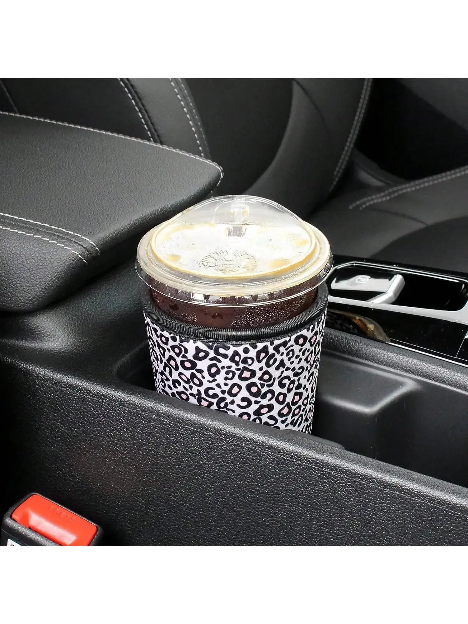 أكمام قهوة مثلجة قابلة لإعادة الاستخدام ، حامل أكواب نيوبرين لقهوة ستاربكس ودانكن ، عازل للمشروبات الباردة ، 3 عبوات #4