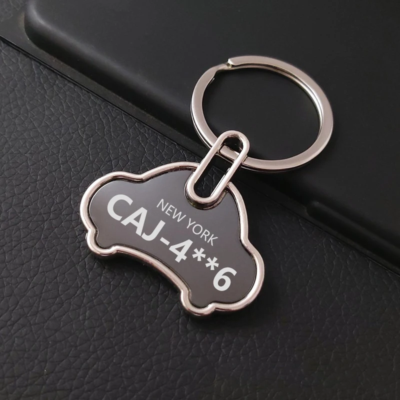 Custom Logo Both Sides Anti-Lost Keychain, Personalized Charm