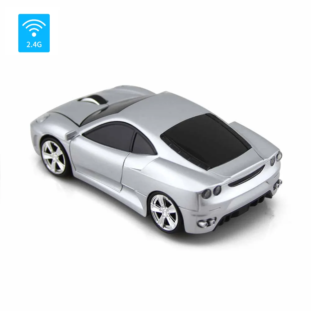 Mini 2.4G Wireless Car Mouse Ergonomic Gaming Optical USB Mice Gamer Mause Car Shaped 3D Mouse For Laptop Computer PC Kid Gift