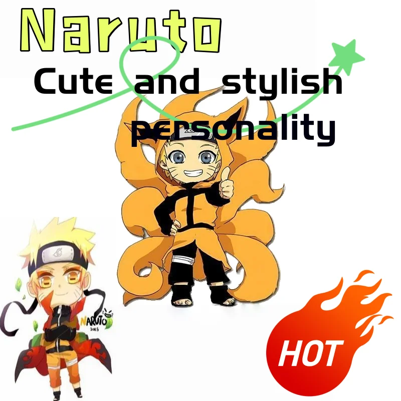 

Брошь Наруто, милая и модная, творческая личность, унисекс, булавка с подвеской для студенческого рюкзака, подарок на день рождения для друзей