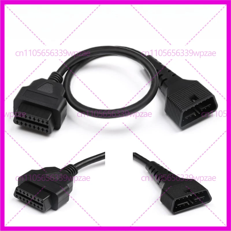 

Автомобильный детектор OBD2, удлинитель, автомобильный компьютер, 16-жильный удлинитель, конверсионный штекер, переходной кабель «папа-мама»