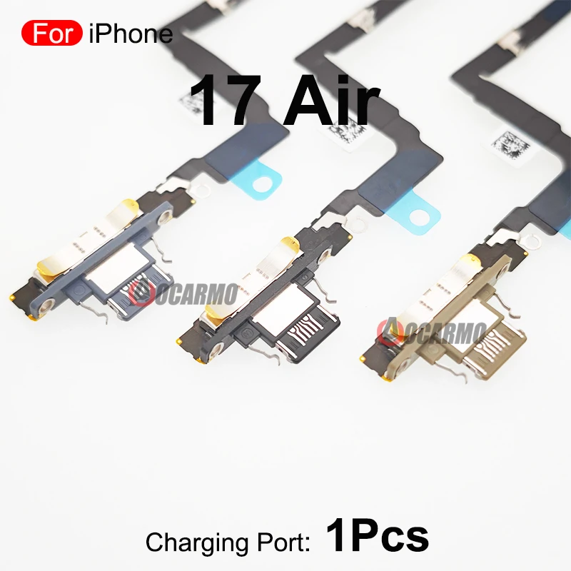 Black Blue Gold For iPhone 17 Air Charging Charger Port Flex Cable Replacement Part