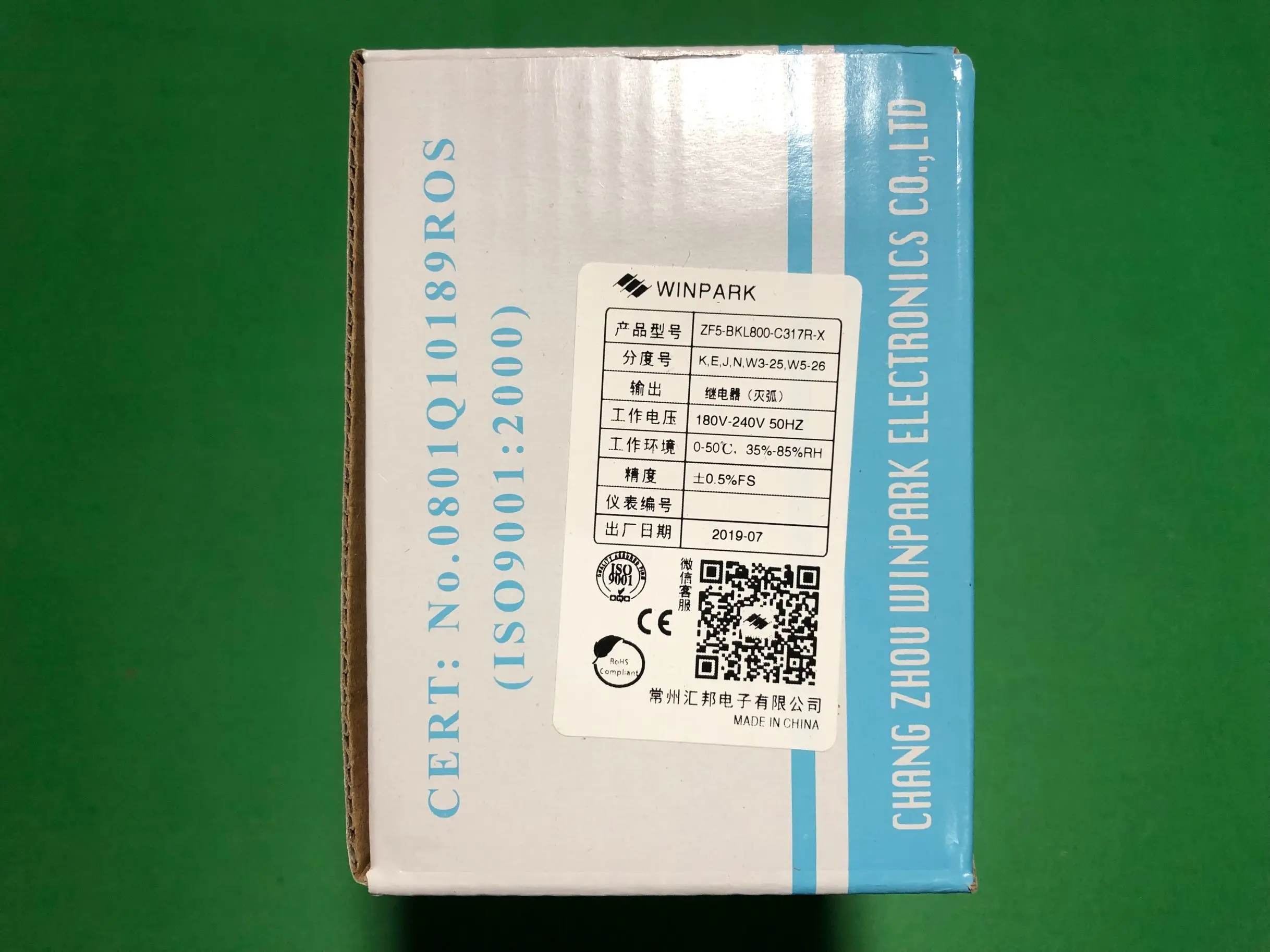 

WINPARK Changzhou Huibang Thermostat ZF5-BKL800 AKL800 BPL800 Arc extinguishing intelligent thermostat