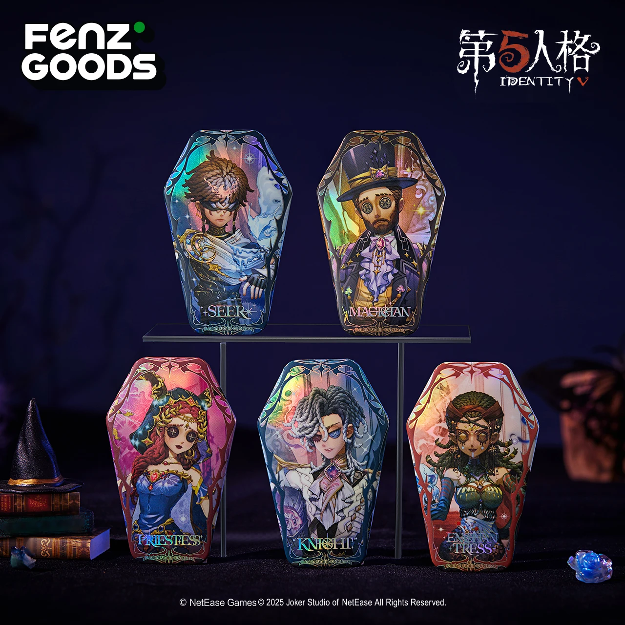 2025 أنيمي لعبة الهوية الخامس ضوء سحري صفيح شارة جالاتيا باتريشيا دورفال صندوق عشوائي عادي الليزر باجي بروش السلع الرسمية #3