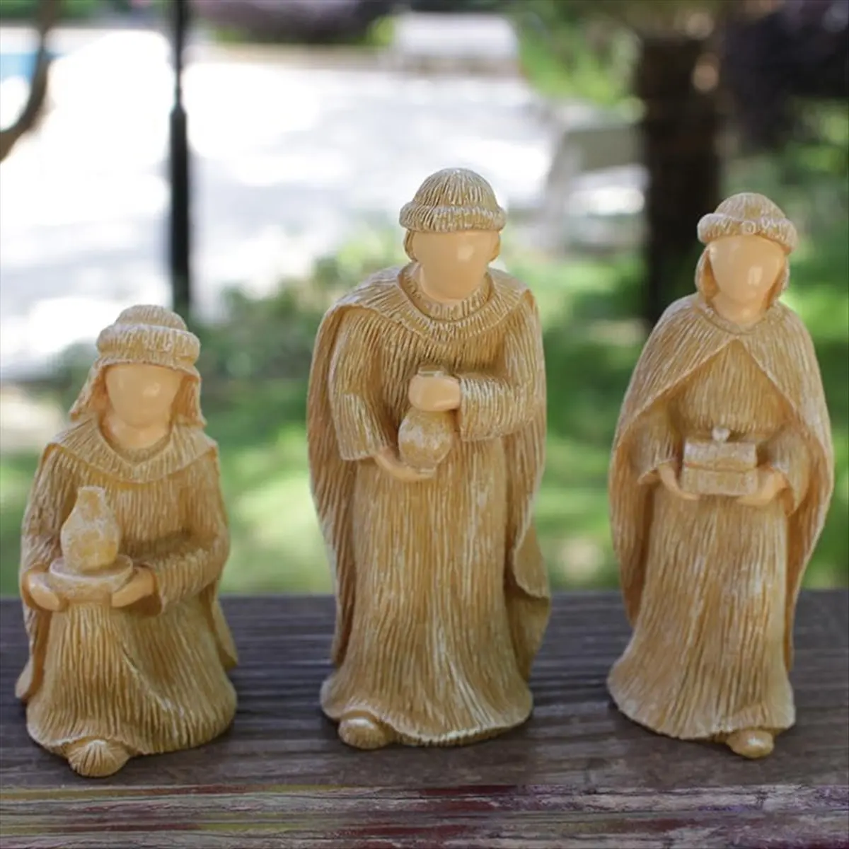 ABFW Christmas Nativity Set, Set Gift Ornaments Crafts Decoration, Living Room Bedroom Decorative Accessories