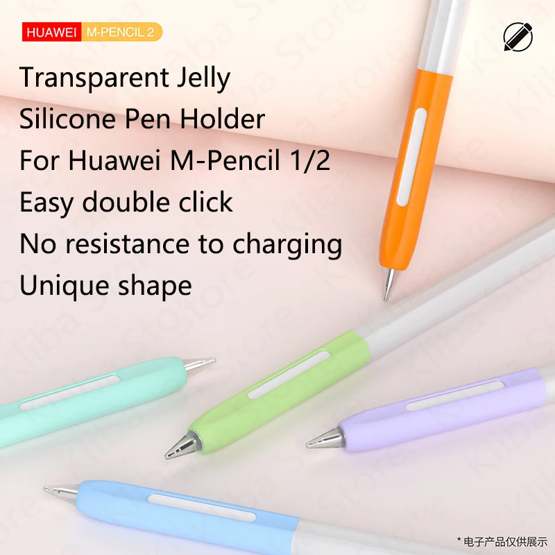 For Huawei M-Pencil 1 2 Generation Anti-Scratch Silicone Protective Cover Nib Stylus Pen Case Skin For M-Pencil 2nd Accessories