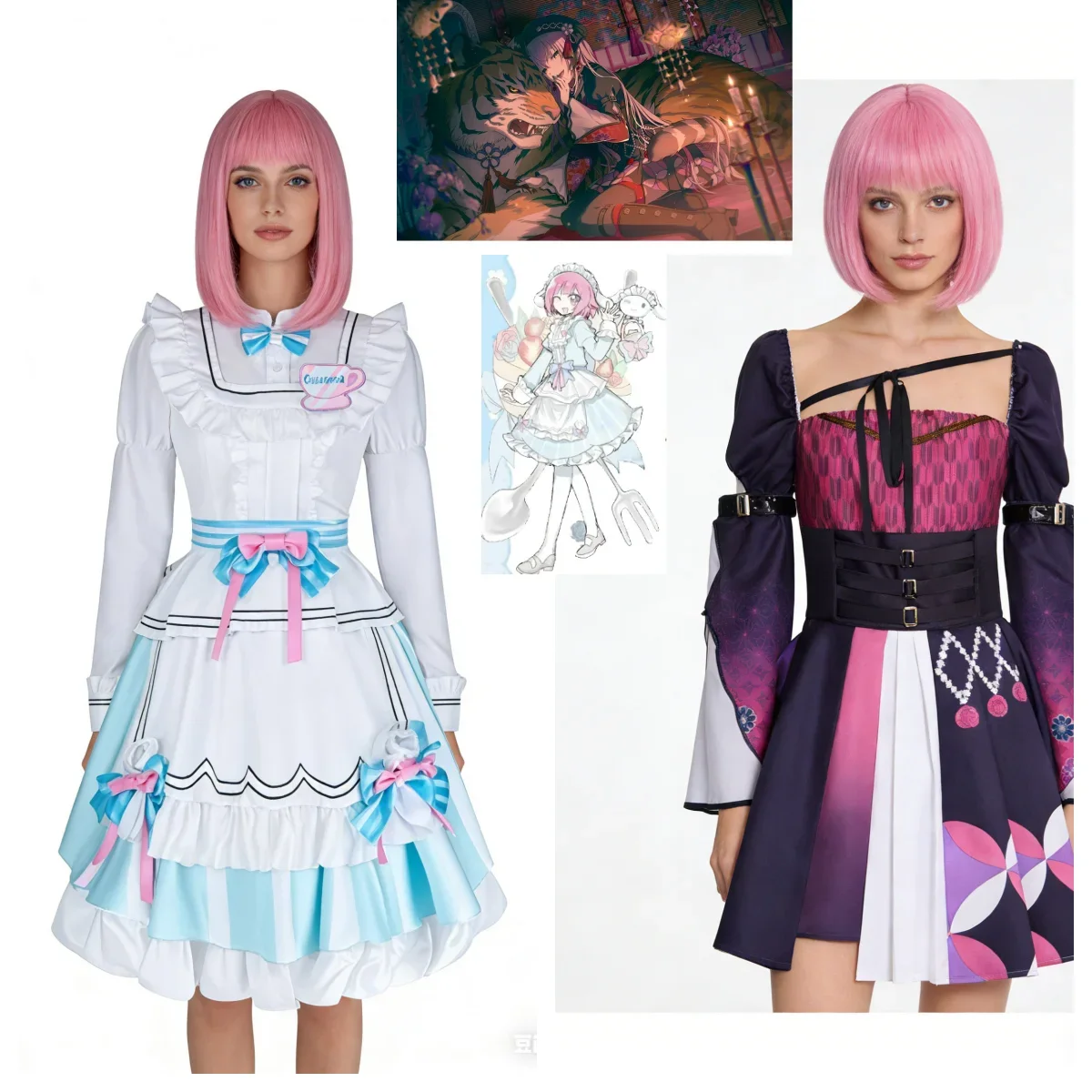 

In Stock Emu Otori Cosplay Anime Game Project Sekai Colorful Stage Emu Cosplay Halloween Role Playing Costume and Wig for Adult