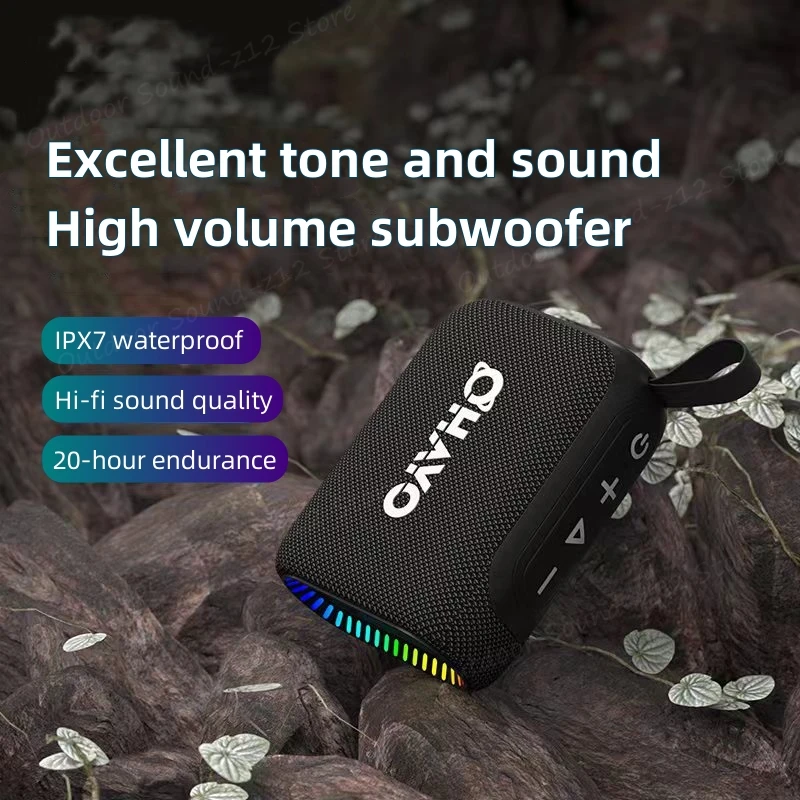 

Bluetooth-колонки S5, ультрапортативная колонка с RGB-подсветкой, Беспроводная Bluetooth 5,3 Soundbox IPX7, водонепроницаемая, 20 часов работы в режиме ожидания