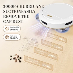 2024 Robot aspirapolvere automatico 3-in-1 Smart Wireless Sweeping Wet And Dry macchina per la pulizia ultrasottile Mopping Smart Home