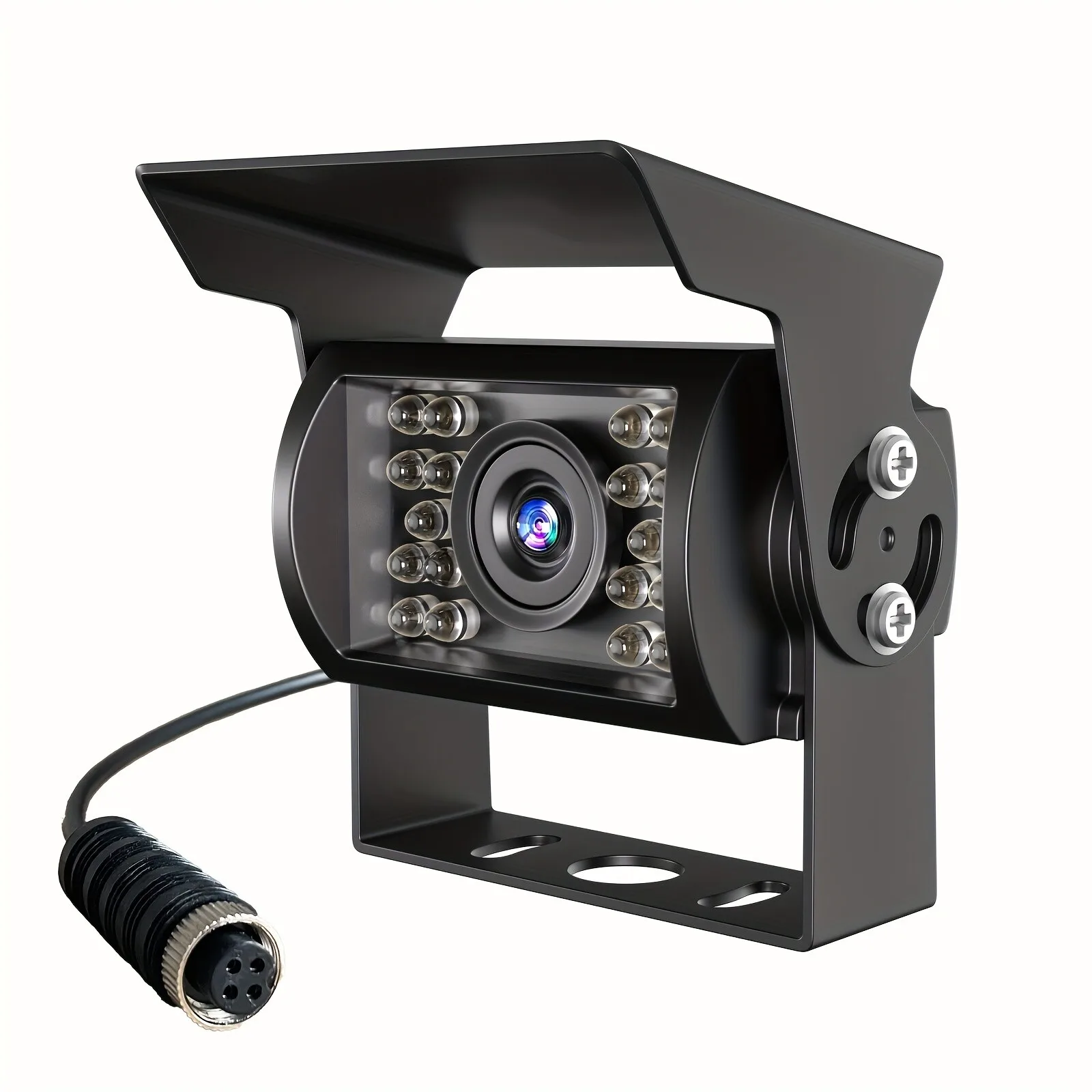 Backup Camera - Infrared Night Vision Rear View Camera 4 Pin RV Truck Trailer