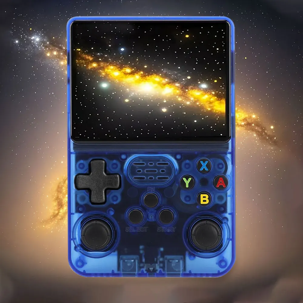 WUDS R36HD Retro Handheld Console Dispositivo de jogo de bolso portátil 64GB Cartão TF Tela IPS de 3,5 polegadas Sistema Linux