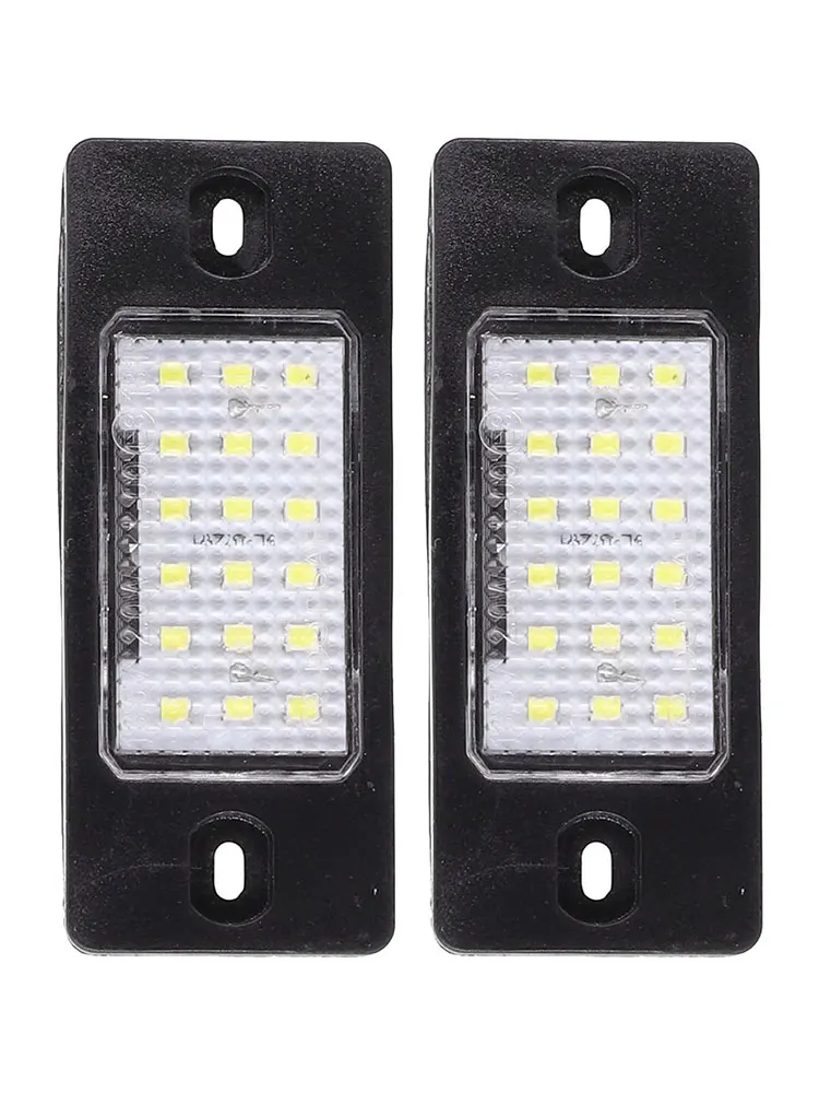 2Pc No Error Canbus Car LED Number License Plate Light For Skoda Fabia MK1 6Y 6Y0943021 Accessories License Plate LED Part Use