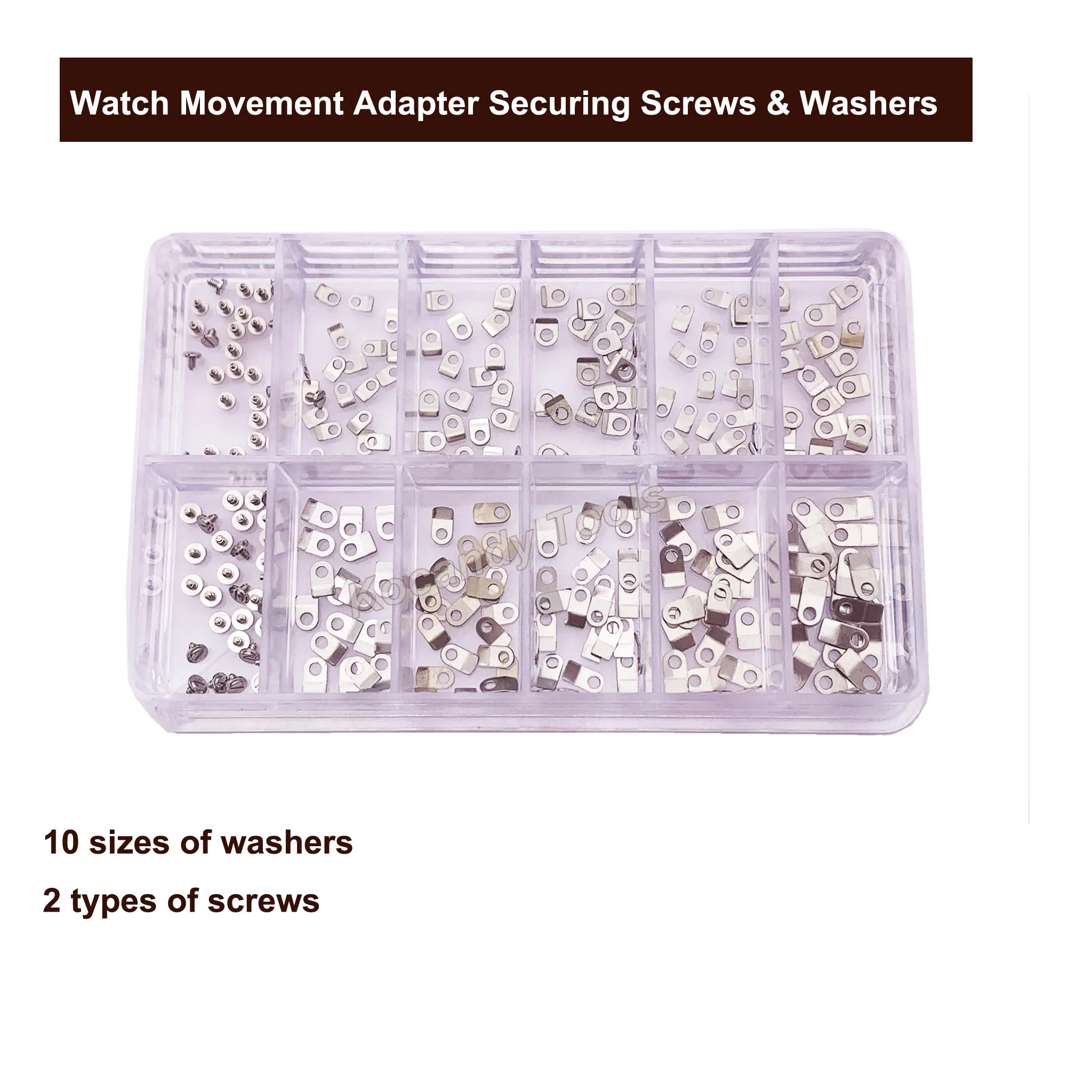 Watch Movement Repair Adapter Securing Screws & Washers For ETA 2836/2834/2846 Watch Replacement Part