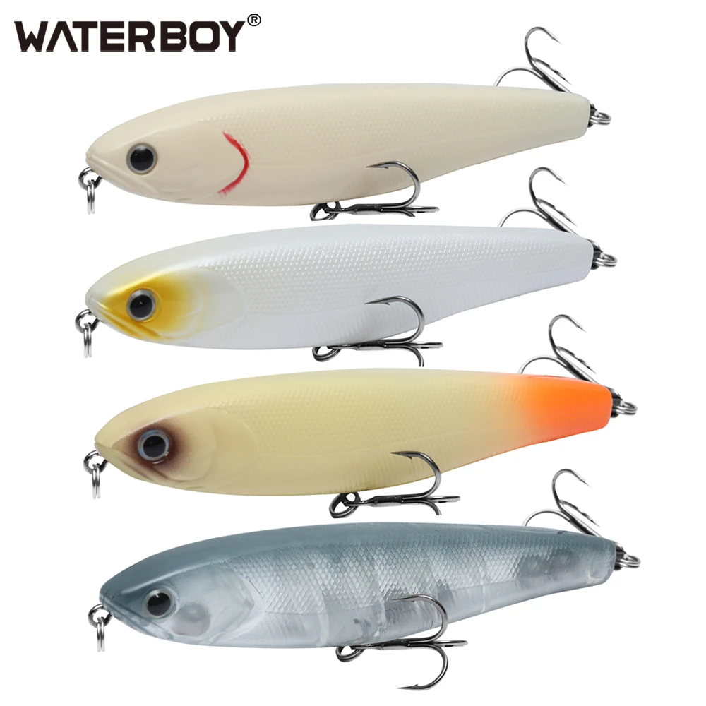 WATERBOY 8.5cm 9.5g 9.5cm 12.6g Pencil Fishing Bait Multi Colors Fish Lure Factory Wobbler Pesca Hard Artificial Lure StickBait