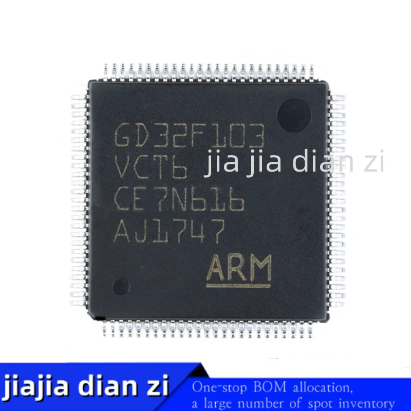 1pcs/lot GD32F103VCT6 GD32F103 QFP-100 32-bit microcontroller ic chips in stock