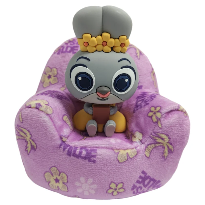 Anime Zootopia 2 Plush Sofa Light Series Vinyl Doll Blind Box Nick Judy Sofa Patting Light Desktop Ornaments Usb Charging Gifts