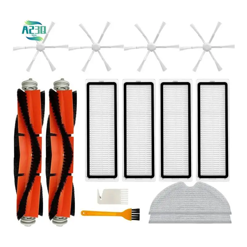 

A23Q-For Mi Robot Vacuum 1C, Mop 2, STYTJ03ZHM Replacement Spare Part Main Side Brush Hepa Filter Mop Rag Accessory