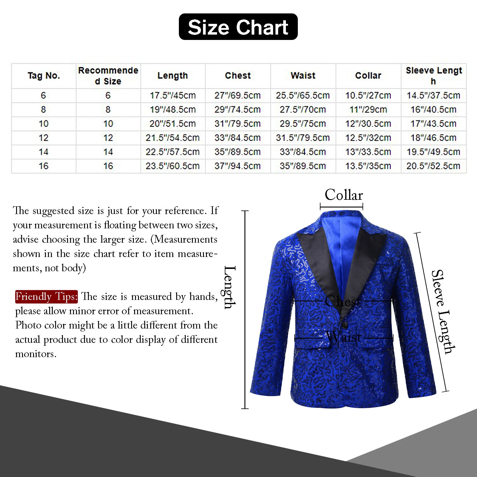 Shiny Sequins Blazer Kid Boy Stylish Jacket Coat Blazer Tuxedo For Wedding Banquet Birthday Party Hip Hop Jazz Stage Performance