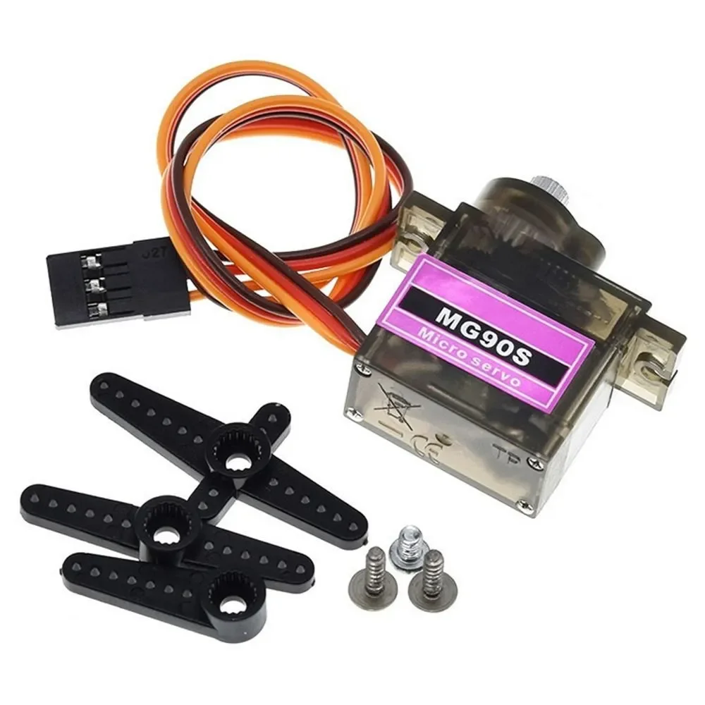 20/50/100 Pcs MG90S Plastic Gear Servo — For Fixed-Wing RC Aircraft & Electric Helicopter Swashplates