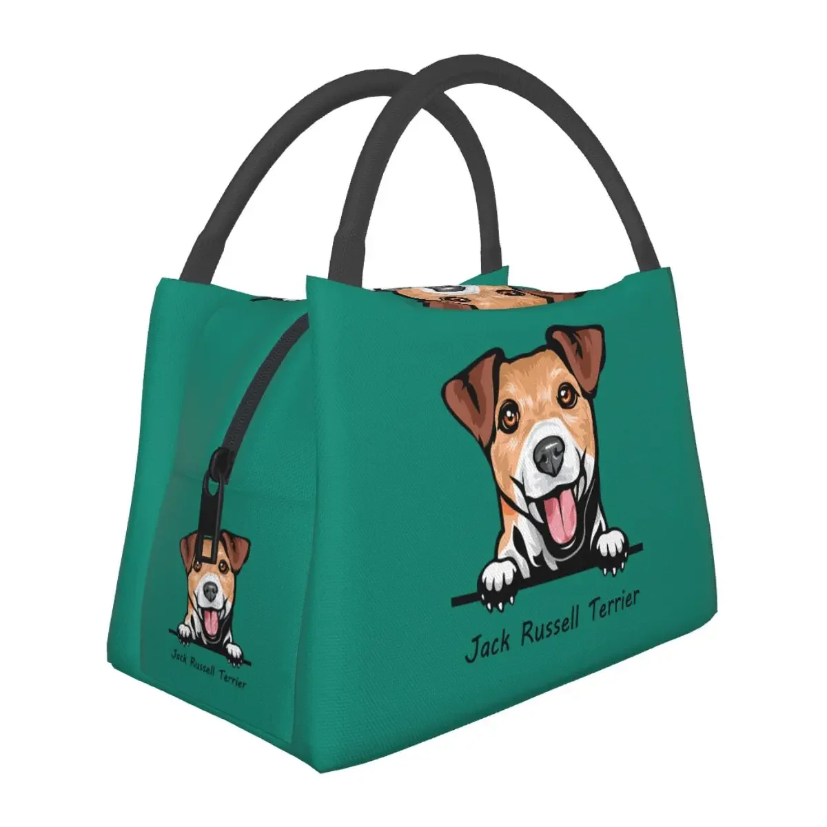 

Jack Russell Terrier Lunch Bags Cooler Warm Insulated Lunch Box Picnic Camping Work Travel Bags