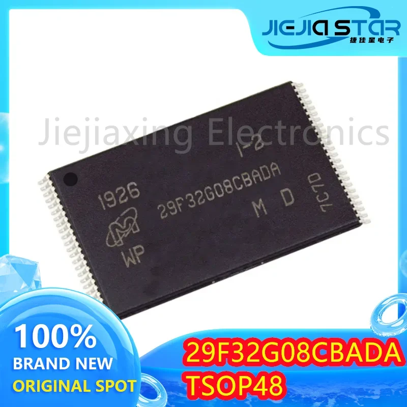 Flash Memory Chip, MT29F32G08CBADAWP:D, 29F32G08CBADA, 100% Brand New, Original, TSOP48, Free Shipping, Electronics, 5Pcs