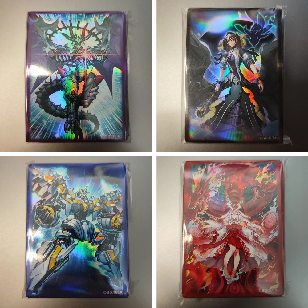 100Pcs/set Official Card Game Card Sleeves Chaos Demonic Dragon Tiantinghao Hades King of Hell Tiantong Executioner Card Sleeve