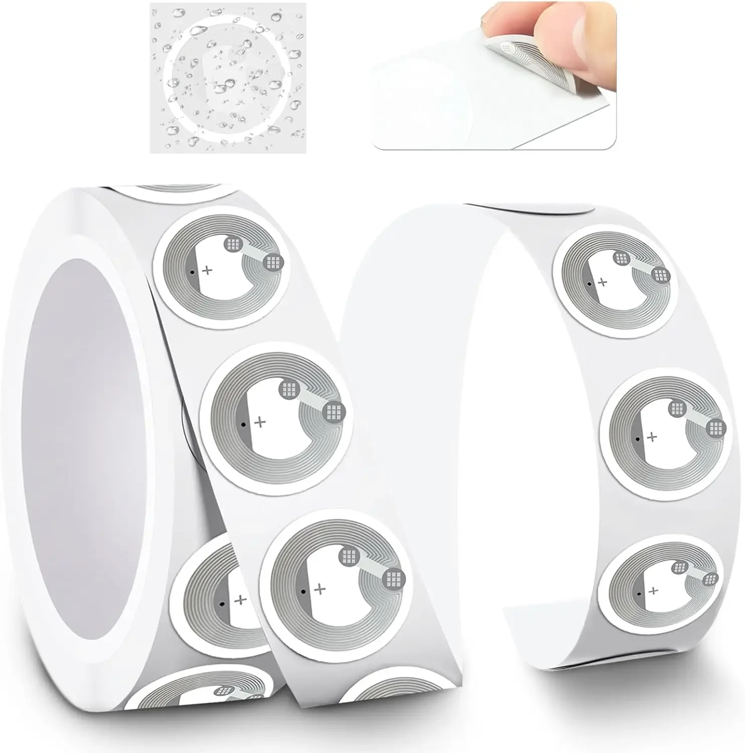 10/50PCS Ntag 215 NFC Phone Available RFID Tag Stickers Adhesive Label NFC Ntag215 Self-adhesive Tag 13.56MHz ISO14443A Sticker