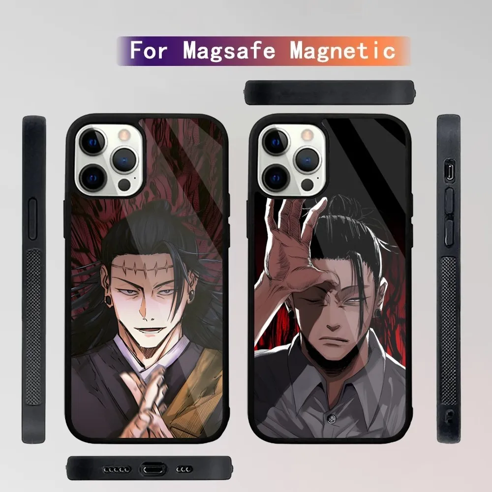 

Jujutsu Kaisen G-GetoS Suguru Phone Case For iPhone 16,15,14,13,12,11,Plus,Pro,Max Mini Magsafe Magnetic Wireless Charging