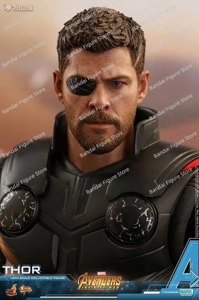 HOTTOYS HT MMS474 1/6 ธอร์ 7.0 ฟิกเกอร์แอ็คชั่น มนุษย์ผู้ร้าย อเวนเจอร์ อินฟินิตี้ วอร์ ภาพยนตร์มาร์เวล ของแท้ ขนาด 12 นิ้ว ชุดเต็ม โมเดลทหาร ของขวัญ